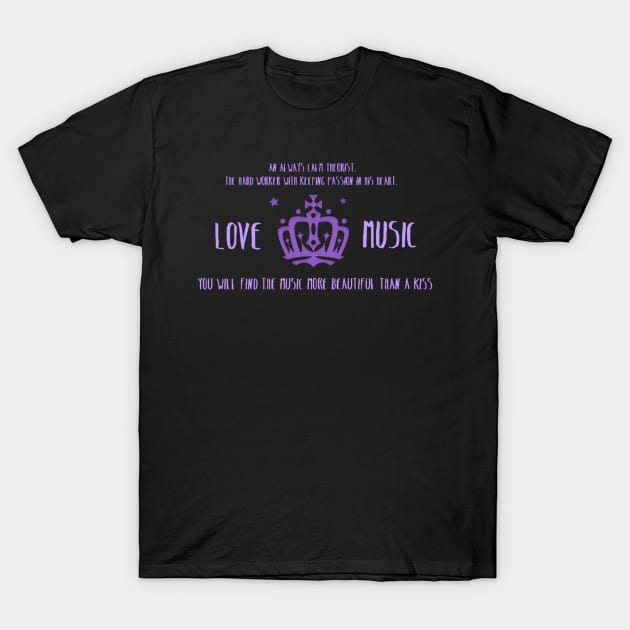 Utapri - Love Music T-Shirt by KagomeFantasy